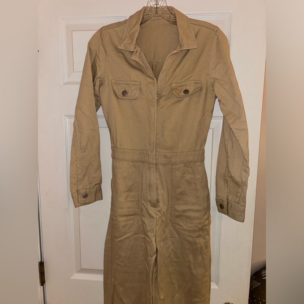 Canvas Utility Jumpsuit
